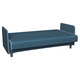 Прямой диван todzal Ройс Синий, велюр Синий, велюр