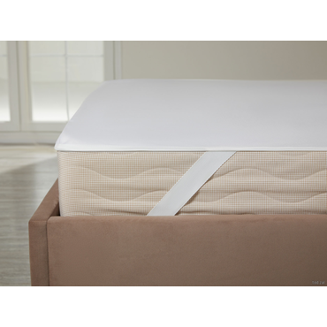 Чехол для матраса todzal Базовый на резинке Белый, вельвет мулетон 200х200 см