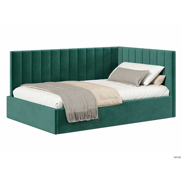 Тахта todzal Бари Изумрудный, велюр 90х200 см