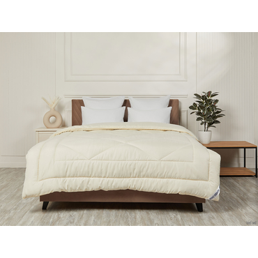 Одеяло todzal Меринос всесезонное Бежевый, микрофибра 140х205 см