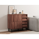 Комод todzal Фьерн Орех Табак / Ноче Милано / Черный, металл Орех Табак / Ноче Милано / Черный, металл