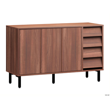 Комод todzal Фьерн Орех Табак / Ноче Милано / Черный, металл Орех Табак / Ноче Милано / Черный, металл