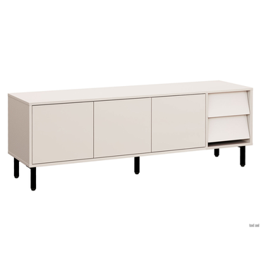 ТВ-тумба todzal Фьерн Кашемир / Черный, металл Кашемир / Черный, металл