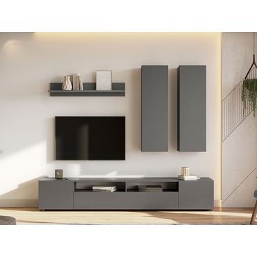 Гостиная СВ-Мебель Тайлер Графит серый Графит серый