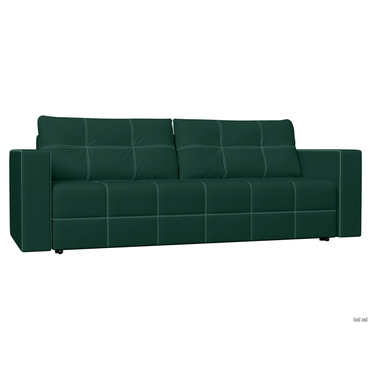 Прямой диван todzal Джоли Зеленый, велюр Зеленый, велюр