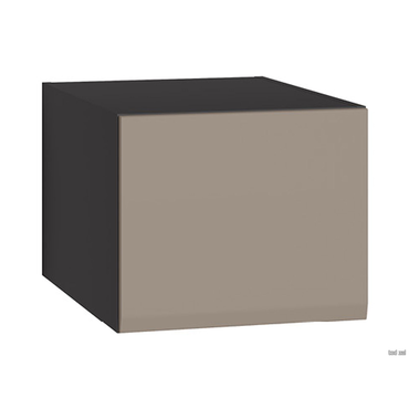 Шкаф навесной Моби Сидней Антрацит / Веллюто Капучино 42 см