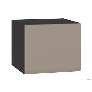 Шкаф навесной Моби Сидней Антрацит / Веллюто Капучино 42 см