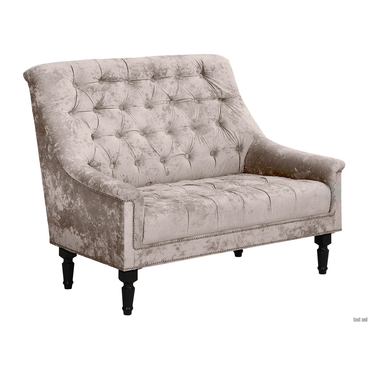 Прямой диван todzal Сантьяго Латте, микровелюр Латте, микровелюр