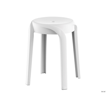 Табурет Stepp Эклер Белый, пластик 1 шт.
