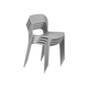 Стул Stepp Эклипс Серый, пластик 4 шт.