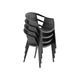 Стул Stepp Эскалейт Черный, пластик 4 шт.