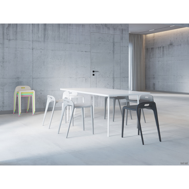 Стул Stepp 181825 Серый, пластик 4 шт.