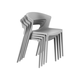 Стул Stepp Эвок Серый, пластик 4 шт.