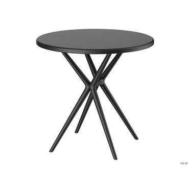 Кухонный стол Stepp Teori Черный, пластик Черный, пластик