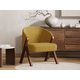 Кресло todzal Лерри Желтый, мех Желтый, мех