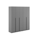 Распашной шкаф СВ-Мебель Арно Графит Графит