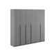 Распашной шкаф СВ-Мебель Сеул Графит Графит