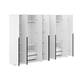 Распашной шкаф СВ-Мебель Сеул Белый текстурный Белый текстурный