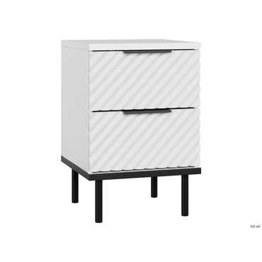 Прикроватная тумбочка todzal Алегра Белый Софт Белый Софт