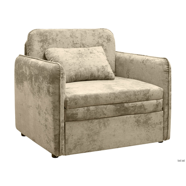 Кресло-кровать todzal Айрон Латте, велюр Латте, велюр
