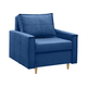 Кресло todzal Рэсси Синий, велюр Синий, велюр