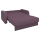 Прямой диван todzal Торонто Фиолетовый, велюр Без ящика