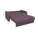 Прямой диван todzal Торонто Фиолетовый, велюр Без ящика
