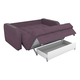 Прямой диван todzal Торонто Фиолетовый, велюр С ящиком