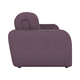 Прямой диван todzal Торонто Фиолетовый, велюр С ящиком