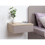 Тумба прикроватная Амьен, плэйн/веллюто капучино