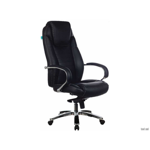 Кресло руководителя Бюрократ T-9923SL/BLACK черный кожа крестовина хром