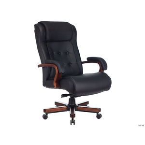 1495596 Кресло руководителя T-9926WALNUT, черный