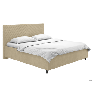 Кровать с подъемным механизмом Амира 140х200, какао велюр NEW