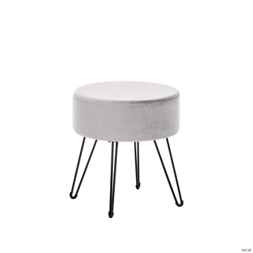 Пуф Leset Кома, велюр Светло-серый