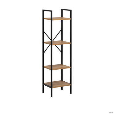 Стеллаж Leset Стилвуд 14 узкий, 4 полки
